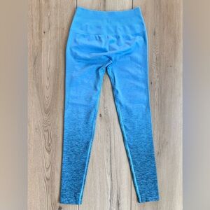 Alphalete Ombré Blue Moon Leggings Size S